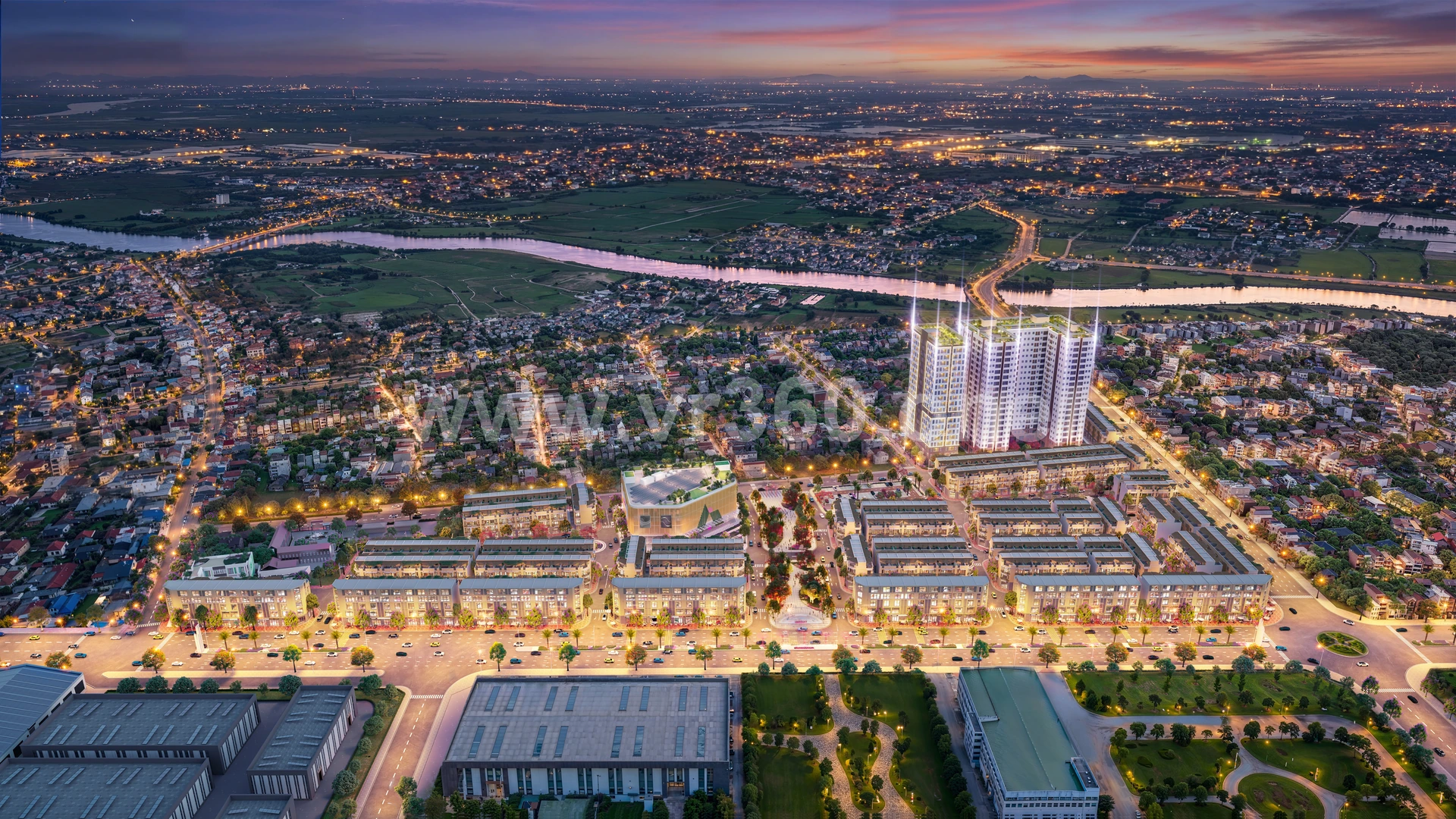 Phối cảnh 3D Lumera City HP